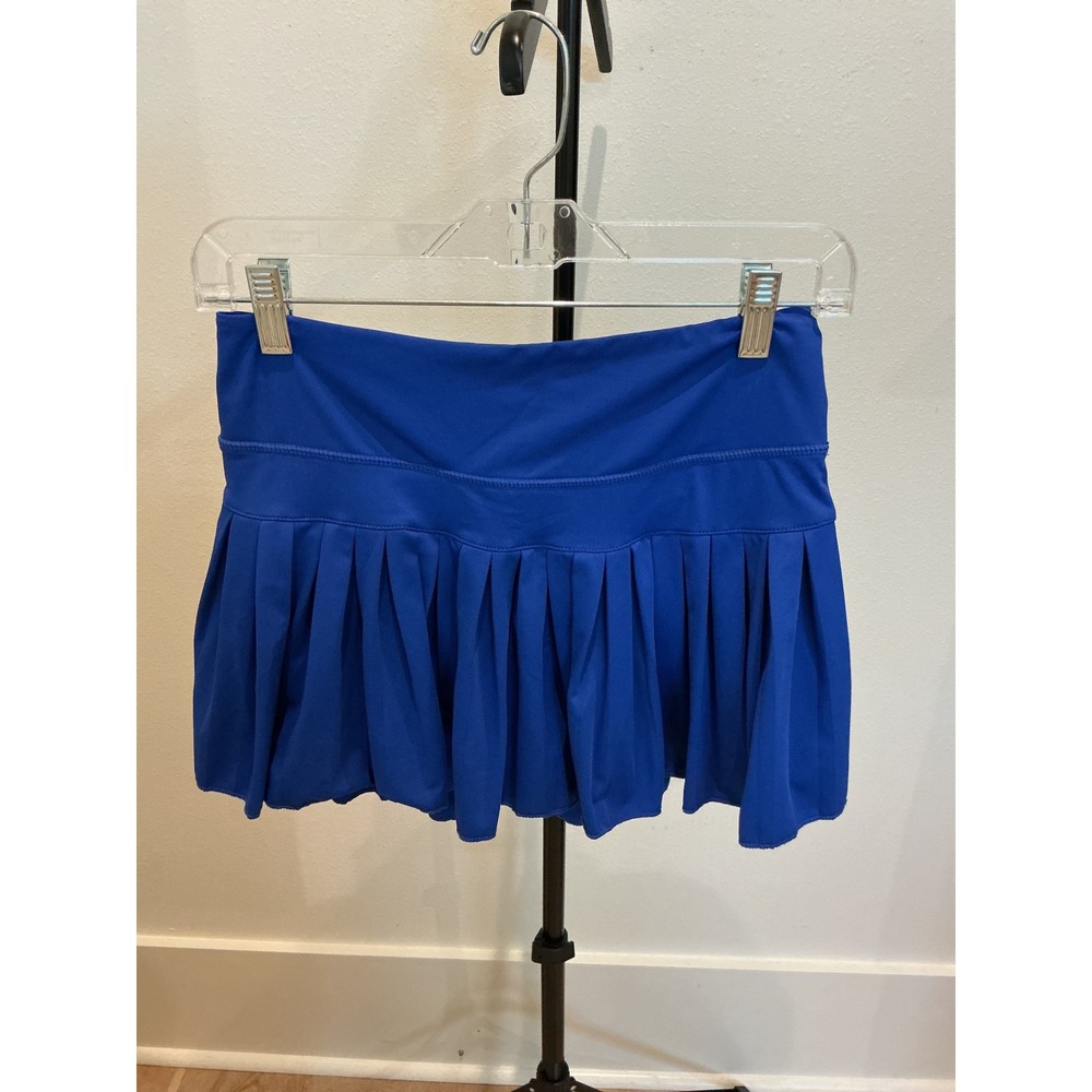 Goldhinge Pleated Tennis Skort Royal Blue Activewear Skirt Women Small